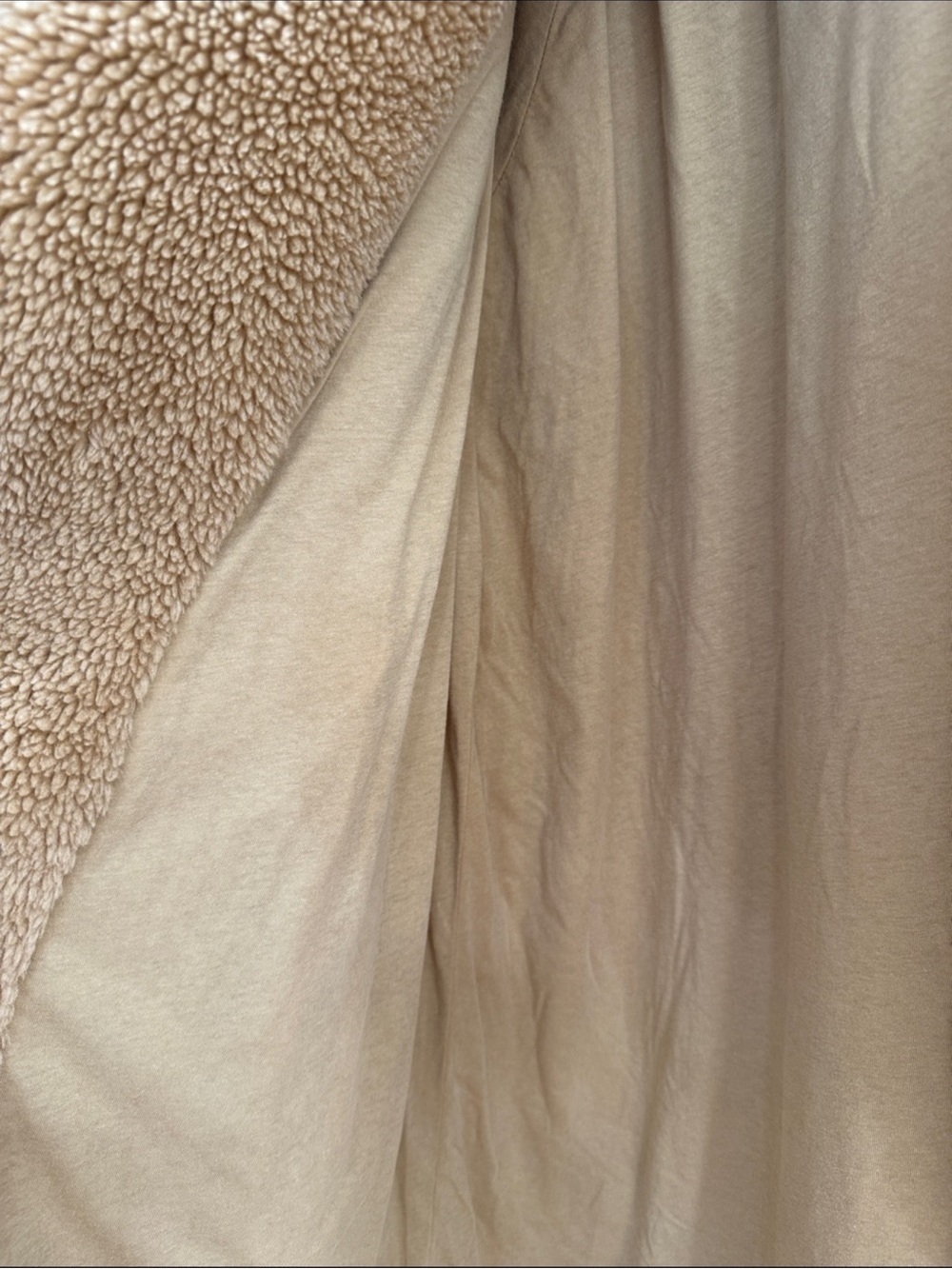 ALO Yoga Teddy Coat Camel Tan Oversized Sherpa Long Jacket - Picture 14 of 16